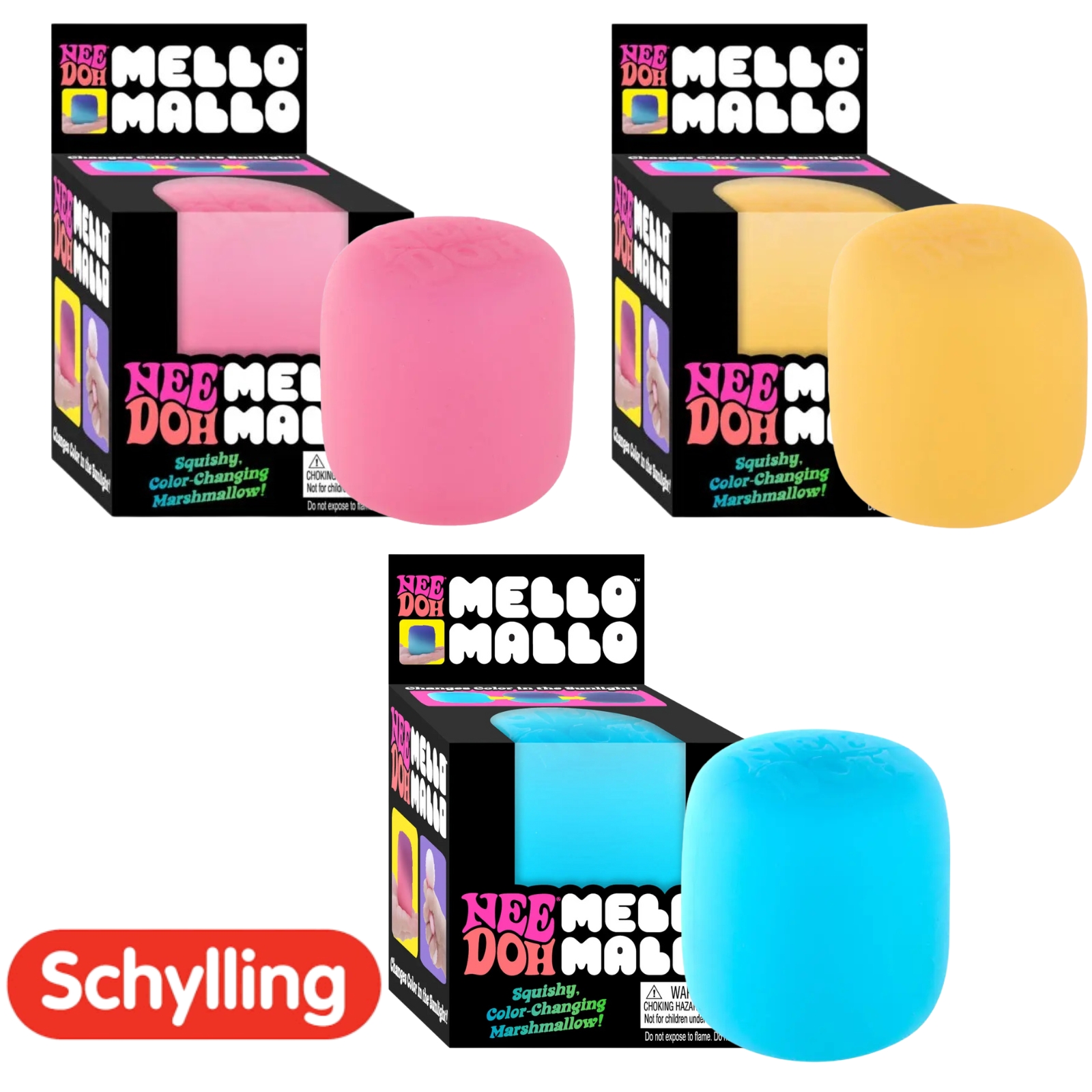 Nee Doh Mello Mallo | Cambia de Color | Alivia el Stress